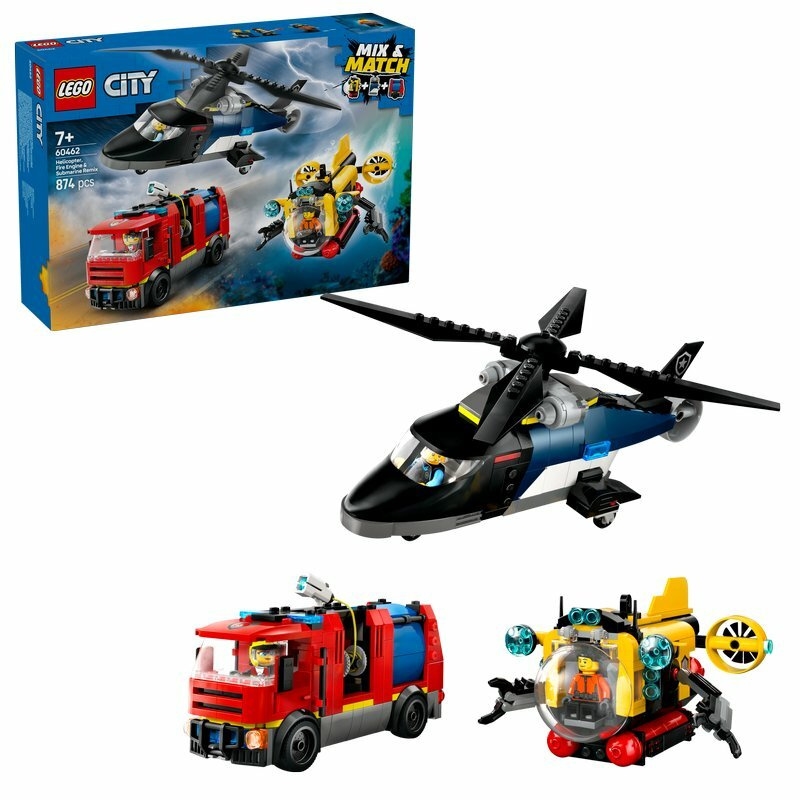LEGO CITY Zestaw z helikopterem, w 60462