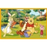 PUZZLE 2x24 Dzień w ogrodzie/Winnie the Pooh 34436