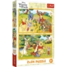 PUZZLE 2x24 Dzień w ogrodzie/Winnie the Pooh 34436