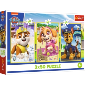 PUZZLE 3x50 Nasze pieski /Psi Patrol 34878