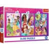 PUZZLE 3x80 Księżniczki przyjaciółki /Princ..34884