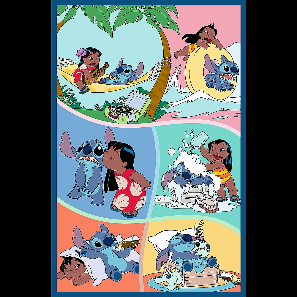PUZZLE 3x80 Świat Stitcha/Disney Lilo_Stitch 34885