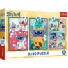 PUZZLE 3x80 Świat Stitcha/Disney Lilo_Stitch 34885