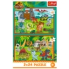 PUZZLE 2x24 Małe dinozaury / JurassicWorld 34437