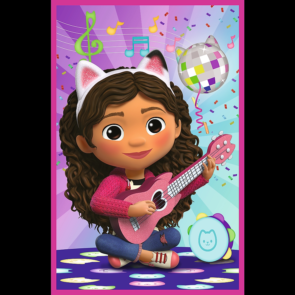 PUZZLE 3x50 Poznajcie Gabby i kotki 34876