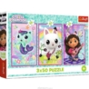 PUZZLE 3x50 Poznajcie Gabby i kotki 34876