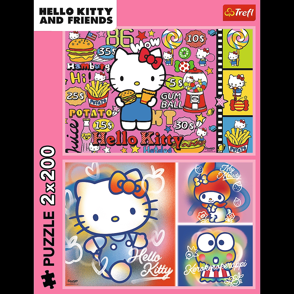 PUZZLE 2x200 Hello Kitty i przyjaciele 13336