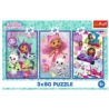 Puzzle 3x80 - Kolorowe dni Gabby - Universal Gabby