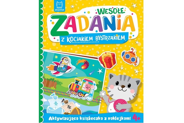 Wes.zadania z kociakiem byst.Aktyw.książ.4+ 40423