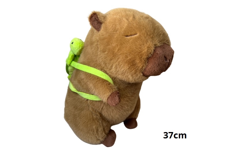 Kapibara duża 37cm z plecaczkiem 00030