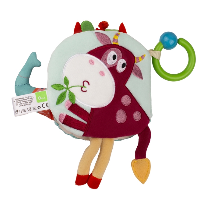 AKUKU KSIĄŻECZKA SENSORYCZNA  SŁONIK