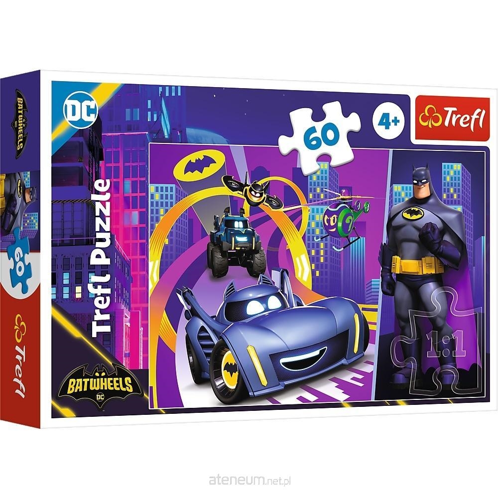PUZZLE 60 Batman i jego pojazdy 17400