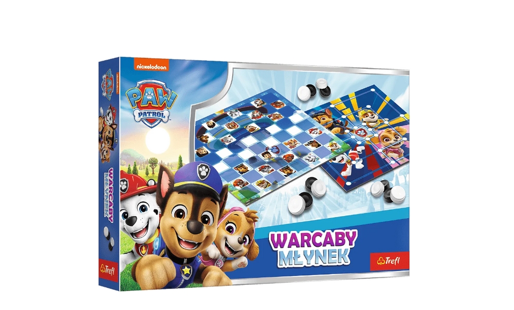 GRA Warcaby i Młynek Paw Patrol 02798