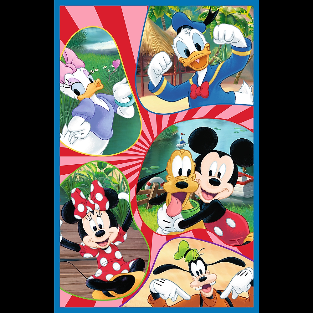 PUZZLE 3x80 Ekipa Myszki Miki /Disney 34887