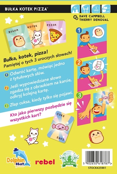 Bułka, Kotek, Pizza REBEL