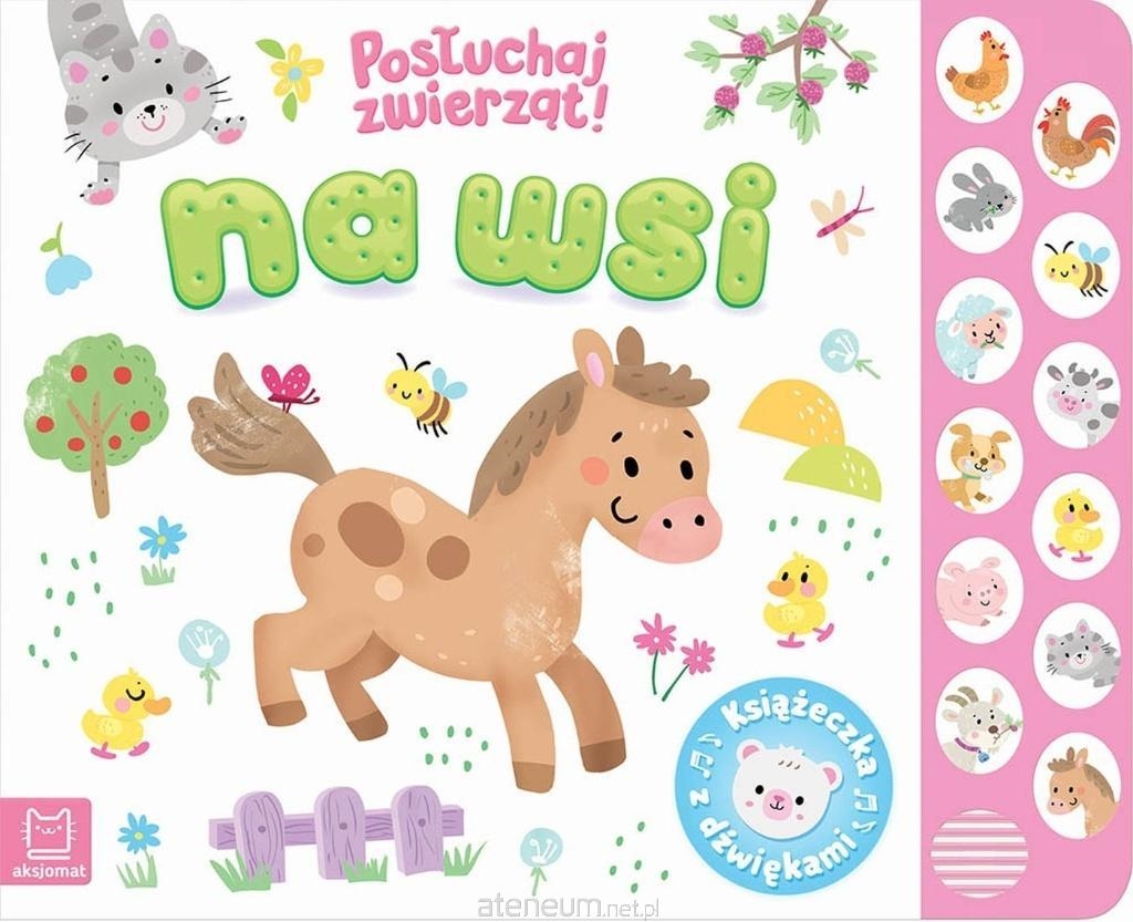 Na wsi Posłuchaj zwierząt Książeczka dźwięk.40003