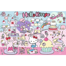 PUZZLE 300 Poznaj świat Hello Kitty 23031
