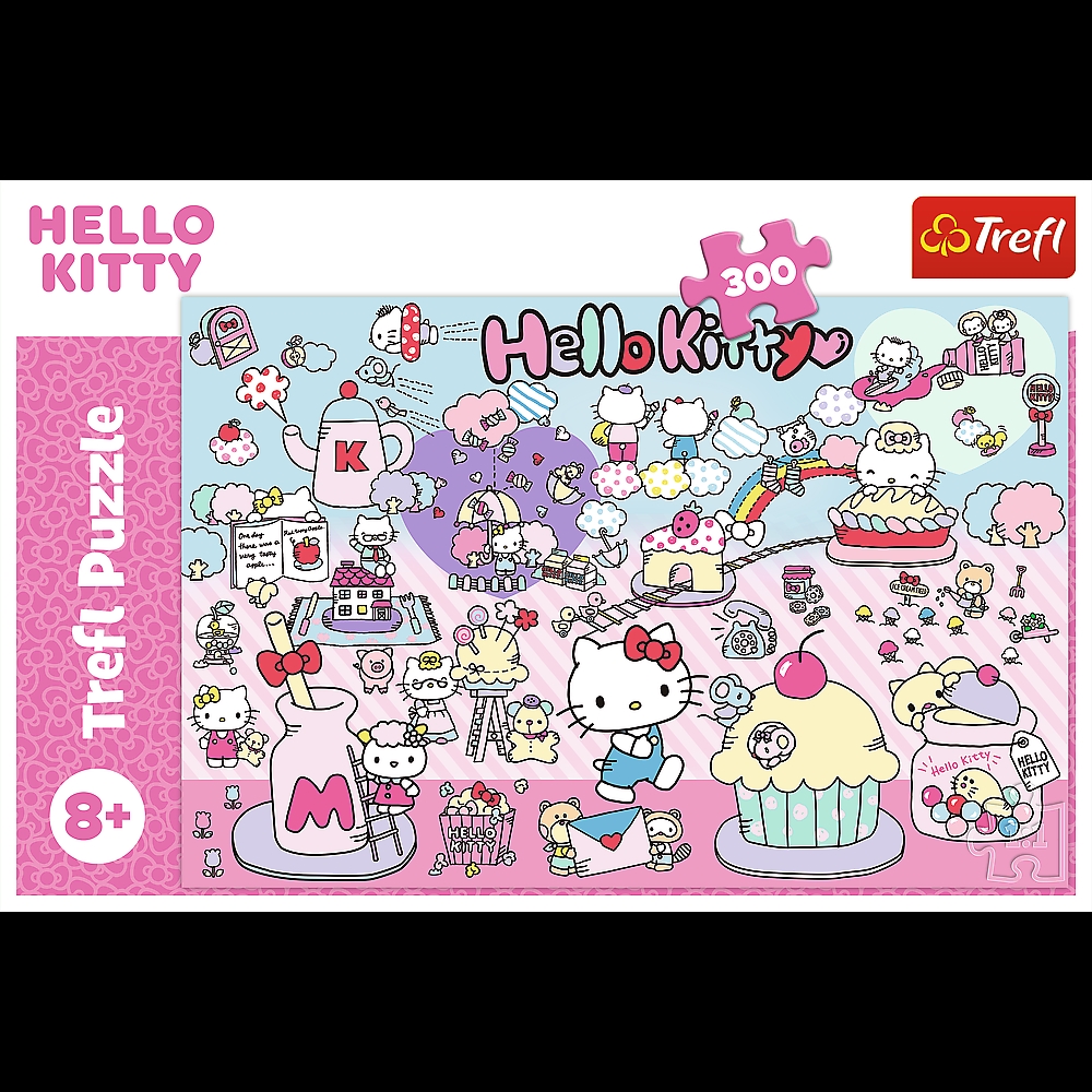 PUZZLE 300 Poznaj świat Hello Kitty 23031