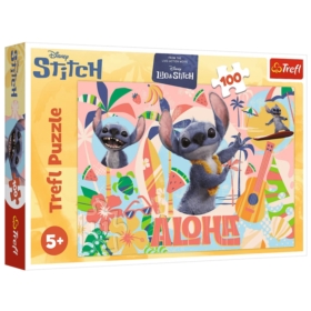 PUZZLE 100 Stitch i przyjaciele w akcji 16495
