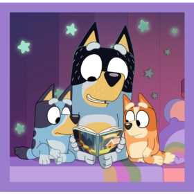 PUZZLE 3w1 Poznaj Bluey /BBC Bluey 34895