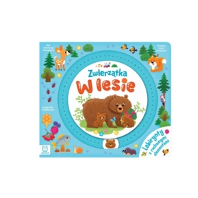 Zwierzątka w lesie. Labirynty z ruchomymi elemen.