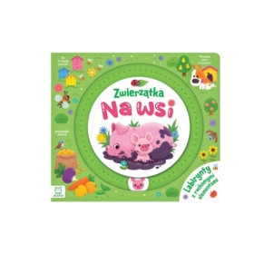 Zwierzątka na wsi. Labirynty z ruchomymi elemen.