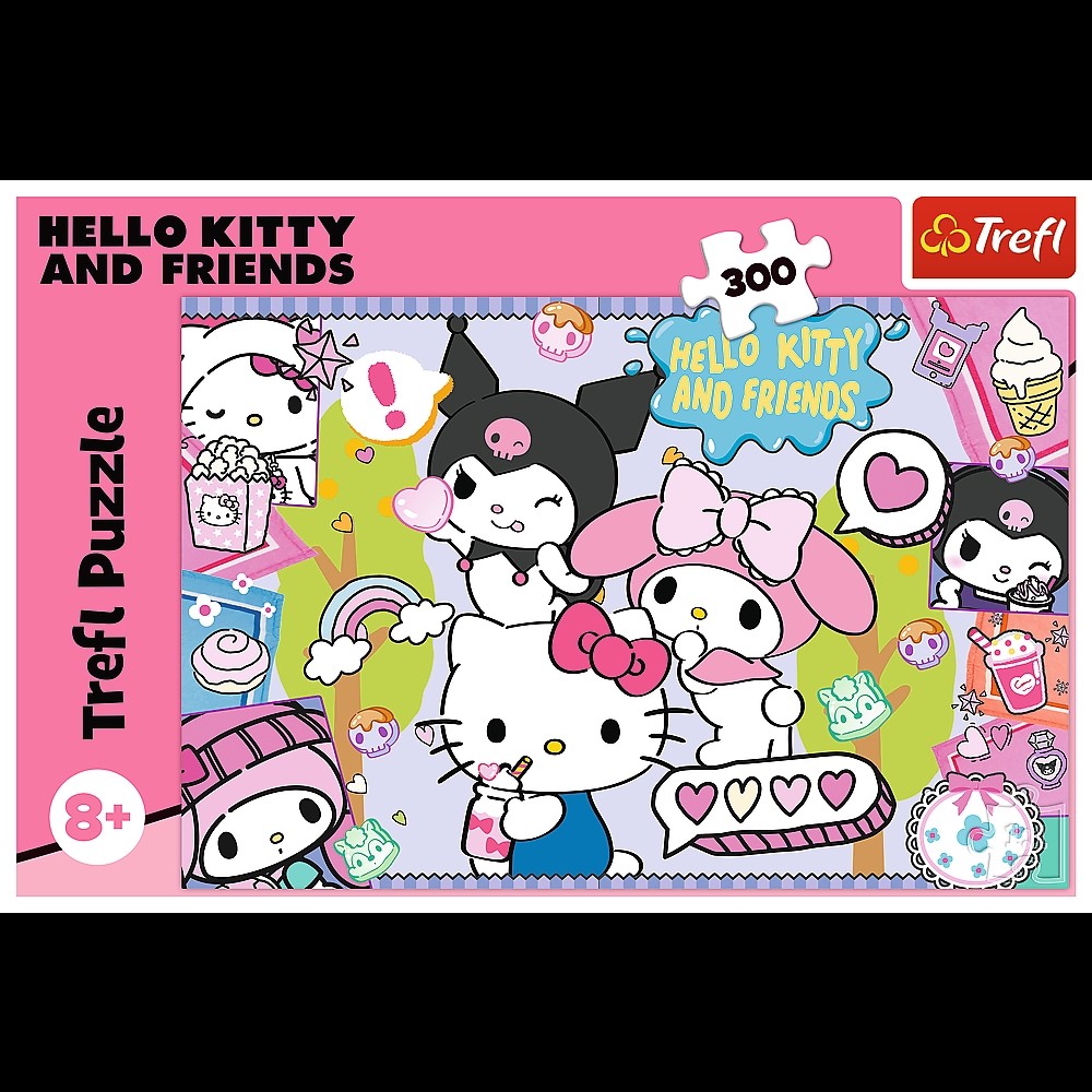 PUZZLE 300 Szalone trio? / Hello Kitty 23039