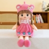 Lalka Szmacianka Miękka Pluszowa Różowa Sukienka C