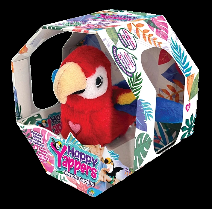 Happy Yappers: Wesołe Gadułki Czerwona papuga