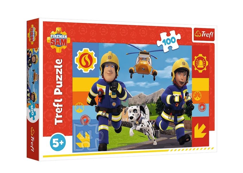 Puzzle 100 Zawsze pomocny Strażak Sam 16518