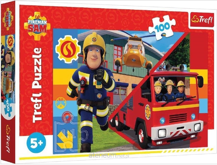 Puzzle 100 Zawsze pomocny Strażak Sam 16518