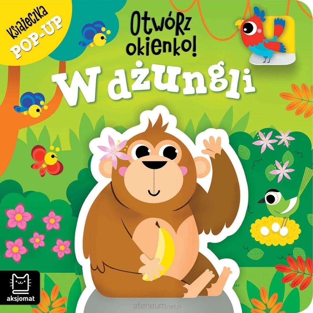 Otwórz okienko! W dżungli Książeczka pop-up 40294