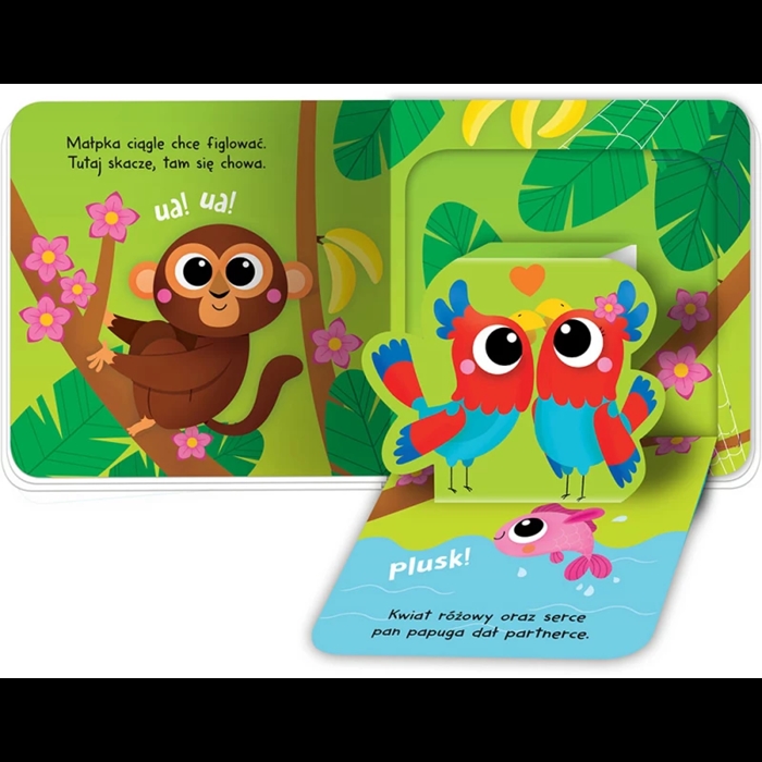 Otwórz okienko! W dżungli Książeczka pop-up 40294