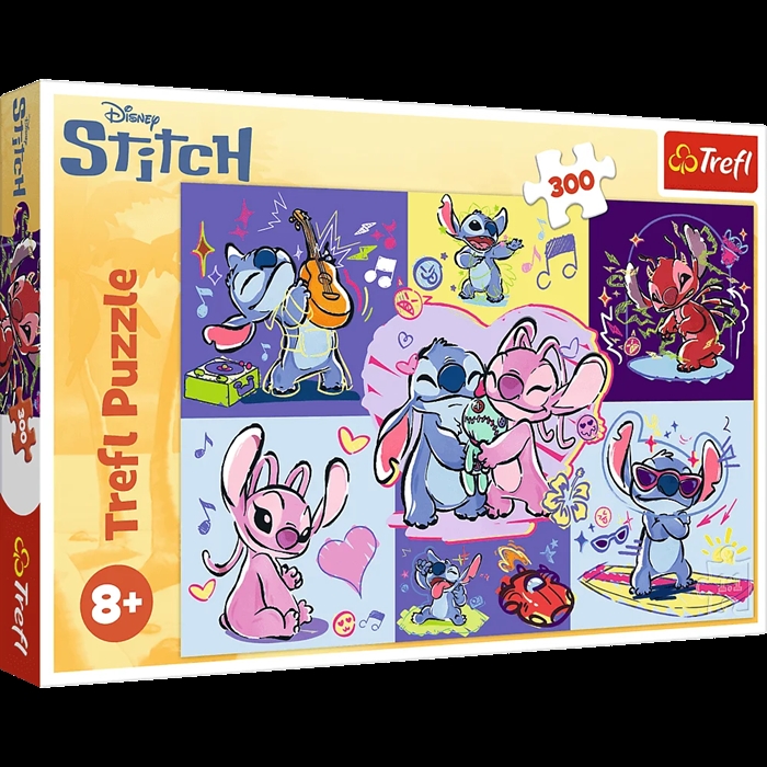 Puzzle 300 Zakręcony Stitch 23033