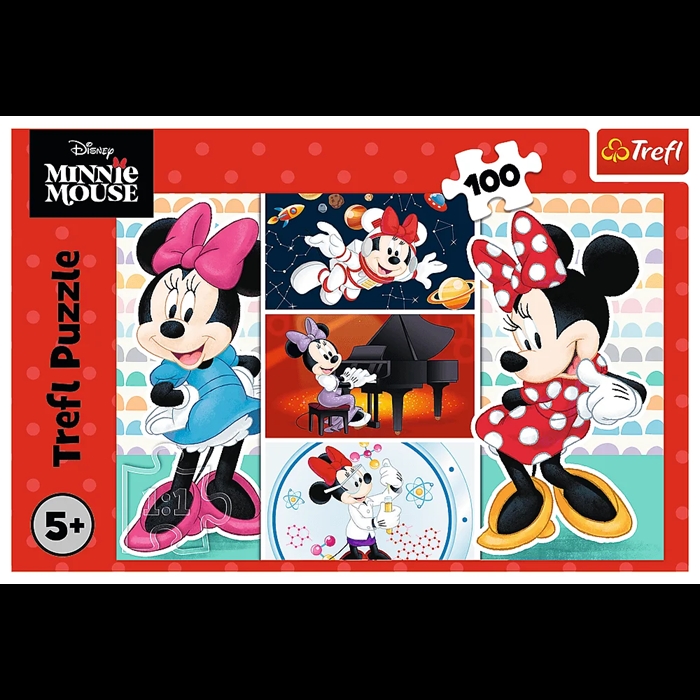 Puzzle 100 Zabawna Minnie 16517