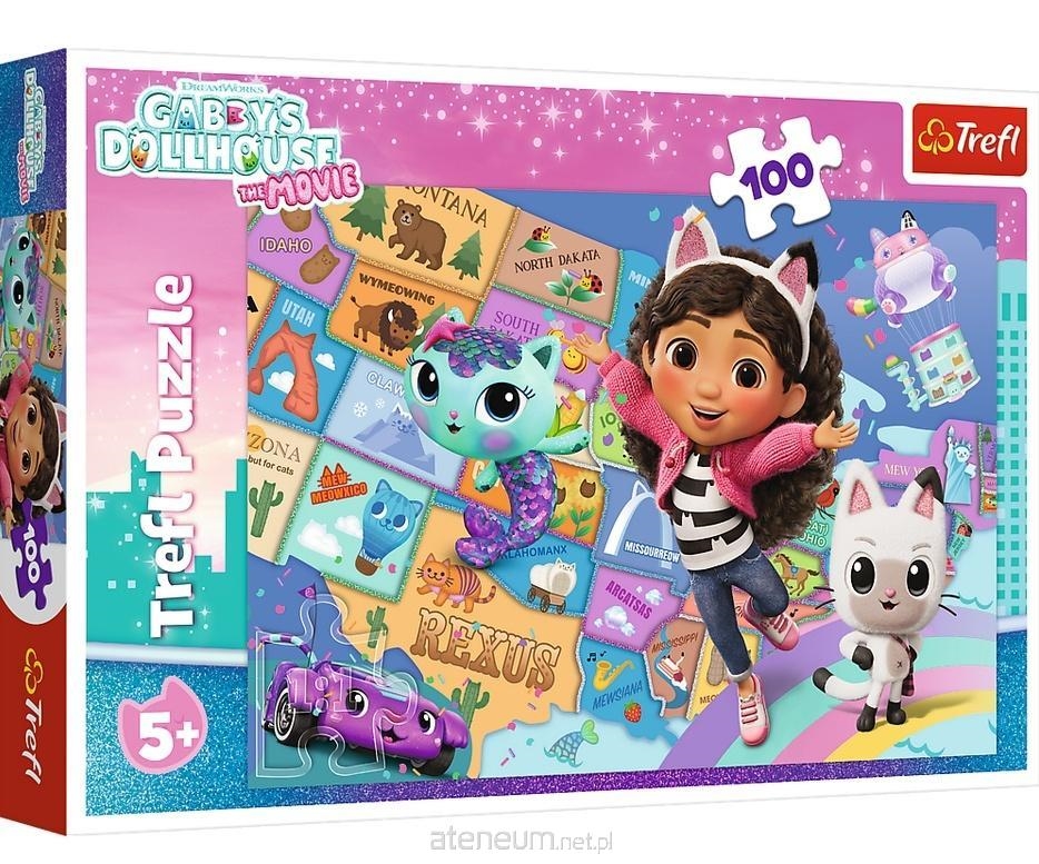 Puzzle 100 Przyjaźń w kocim domku 16515