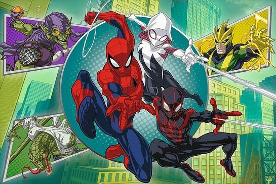 PUZZLE 100 Pajęcza mska /Disney Spiderman 16519