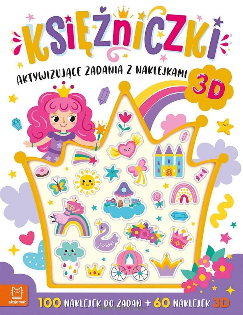 Aktywizujące zadania z naklejkami. Księżniczki