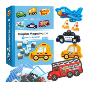 Książka magnetyczna puzzle pojazdy SP85300 53006