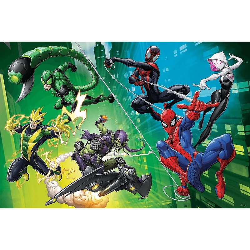 Puzzle 300 W pajęczej sieci Spiderman 23036