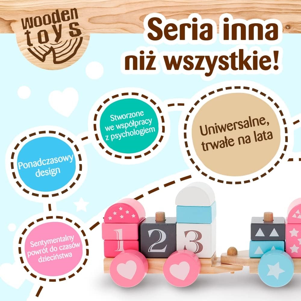 TREFL Zabawka drewn.Train Africa 61695