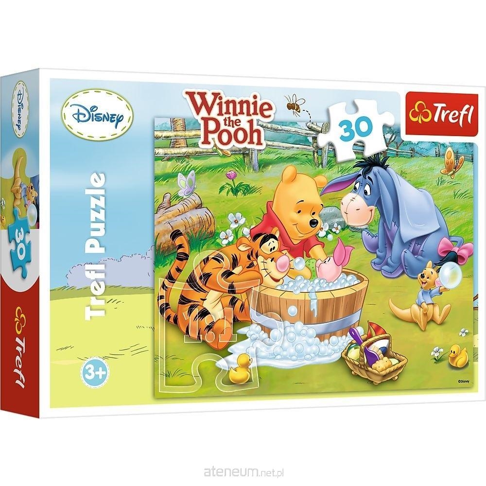 Puzzle Disney Kubuś Puchatek 30 el. Kąpiel Prosiac