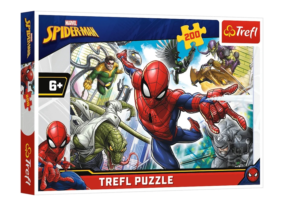 Puzzle 200 el. Urodzony Bohater Disney Marvel Spid