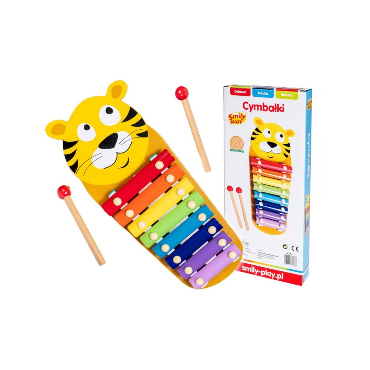 CYMBAŁKI TYGRYS SMILY PLAY