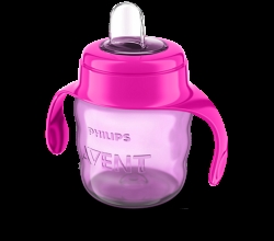 AVENT KUBEK Z USTNIKIEM 6M+, 200ML. RÓŻOWY 551/03
