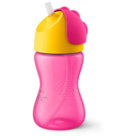 AVENT KUBEK ZE SŁOMKĄ 300ML GIRL SCF798/02