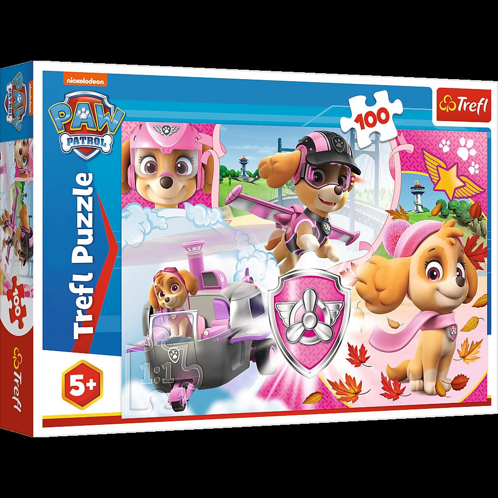 Puzzle - 100 - Skye w akcji - Viacom Paw Patrol 16