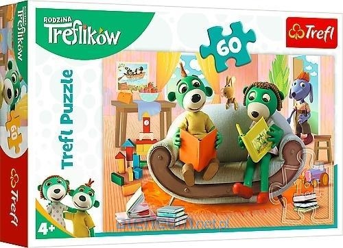 PUZZLE 60 TREFLIKI WSPÓLNE CZYTANIE