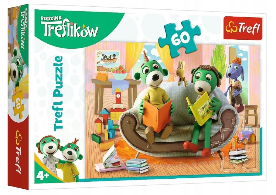PUZZLE 60 TREFLIKI WSPÓLNE CZYTANIE