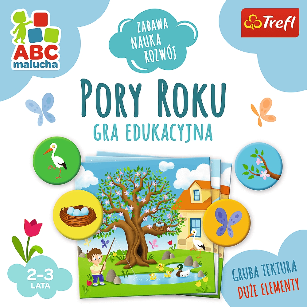 Gra Edukacyjna Pory Roku z Serii ABC Malucha Trefl